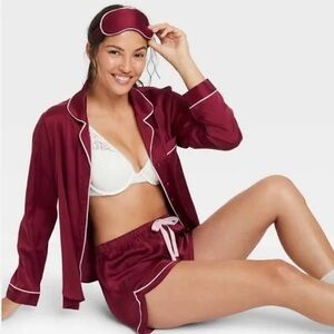 Stars Above Satin 3-Piece Pajama Set